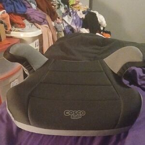 Cosco Kids Black and Gray Booster Seat